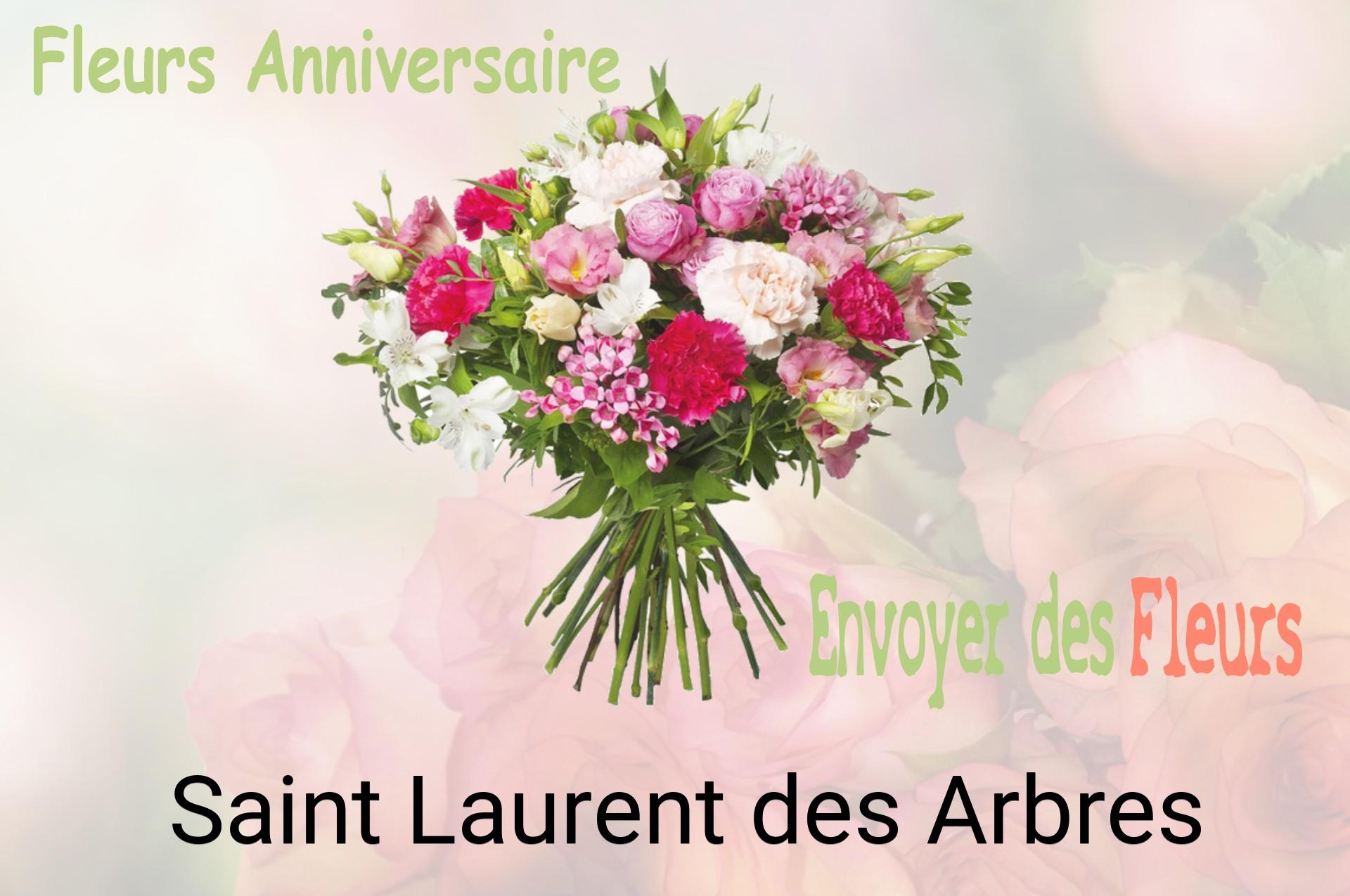 Bouquet de fleurs d’anniversaire livré à Saint-Laurent-des-Arbres