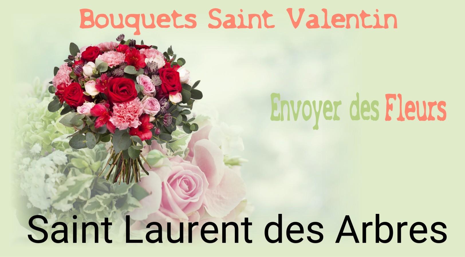 Roses de Saint-Valentin livrées à Saint-Laurent-des-Arbres